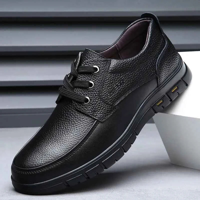 Luxury Lightweight Business Lace-Up Leather Shoes