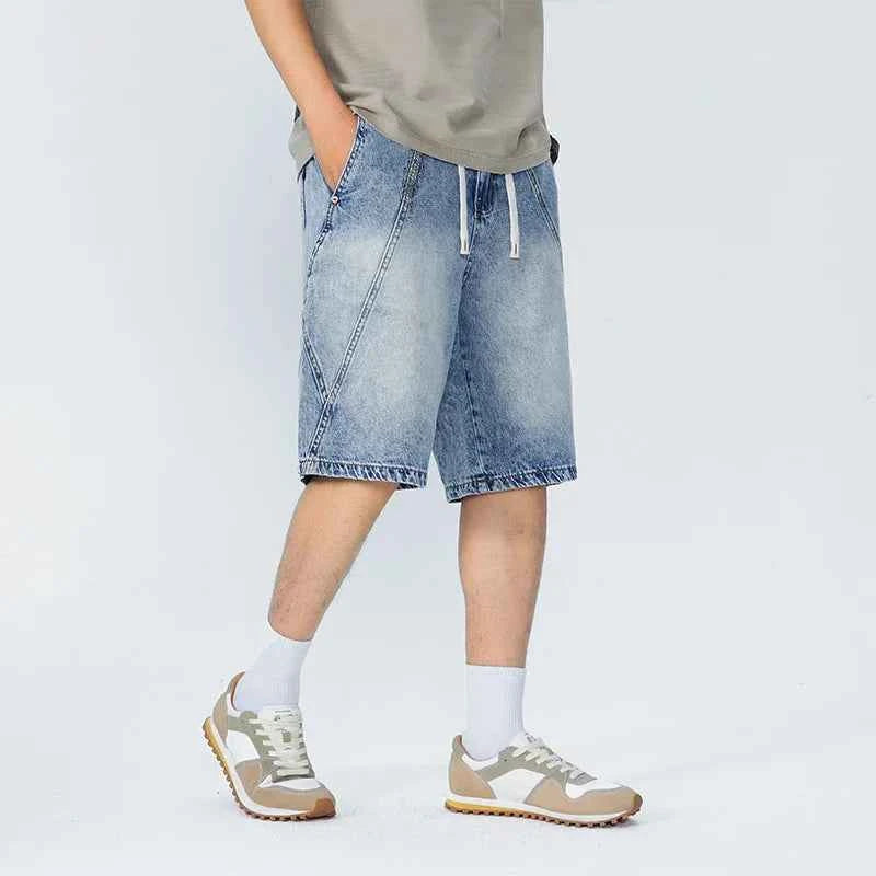 Summer Essential Lightweight Elastic Waist Denim Short