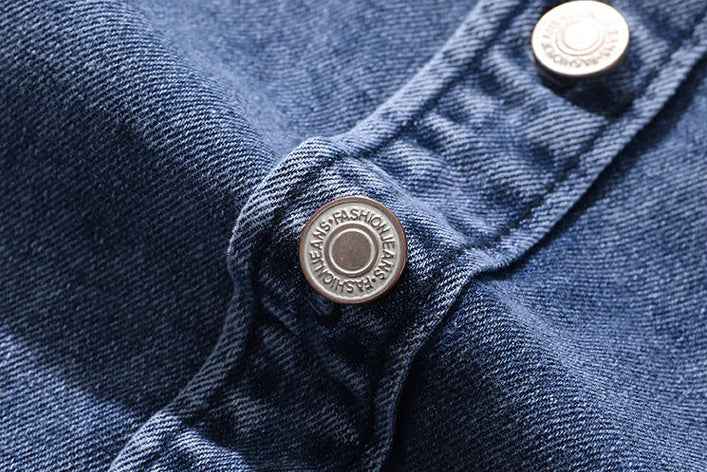 Durable Hip Hop Distressed Denim Jacket
