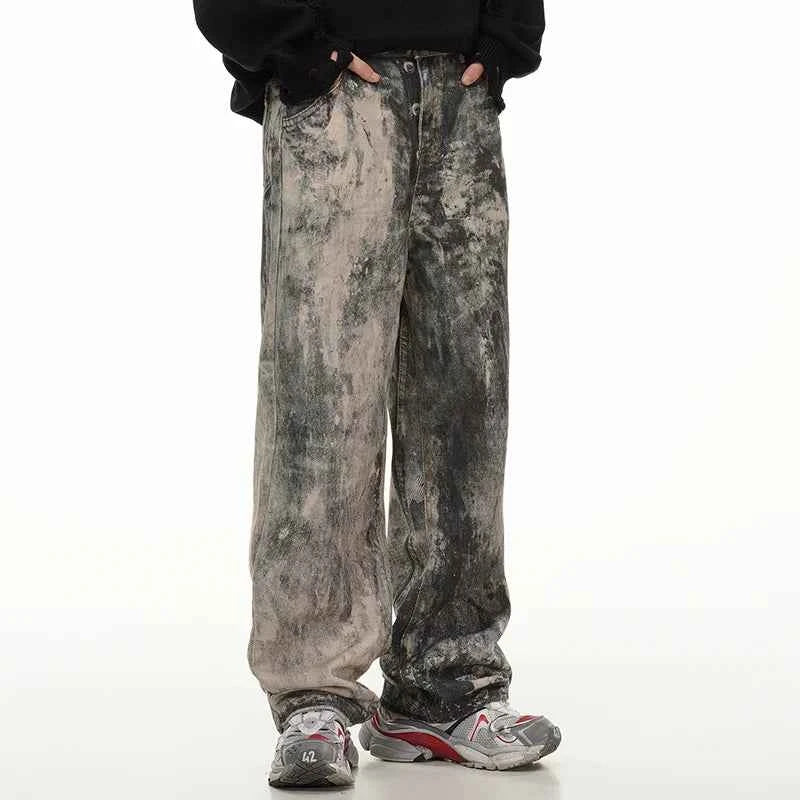 Distressed Gothic Punk Baggy Jeans