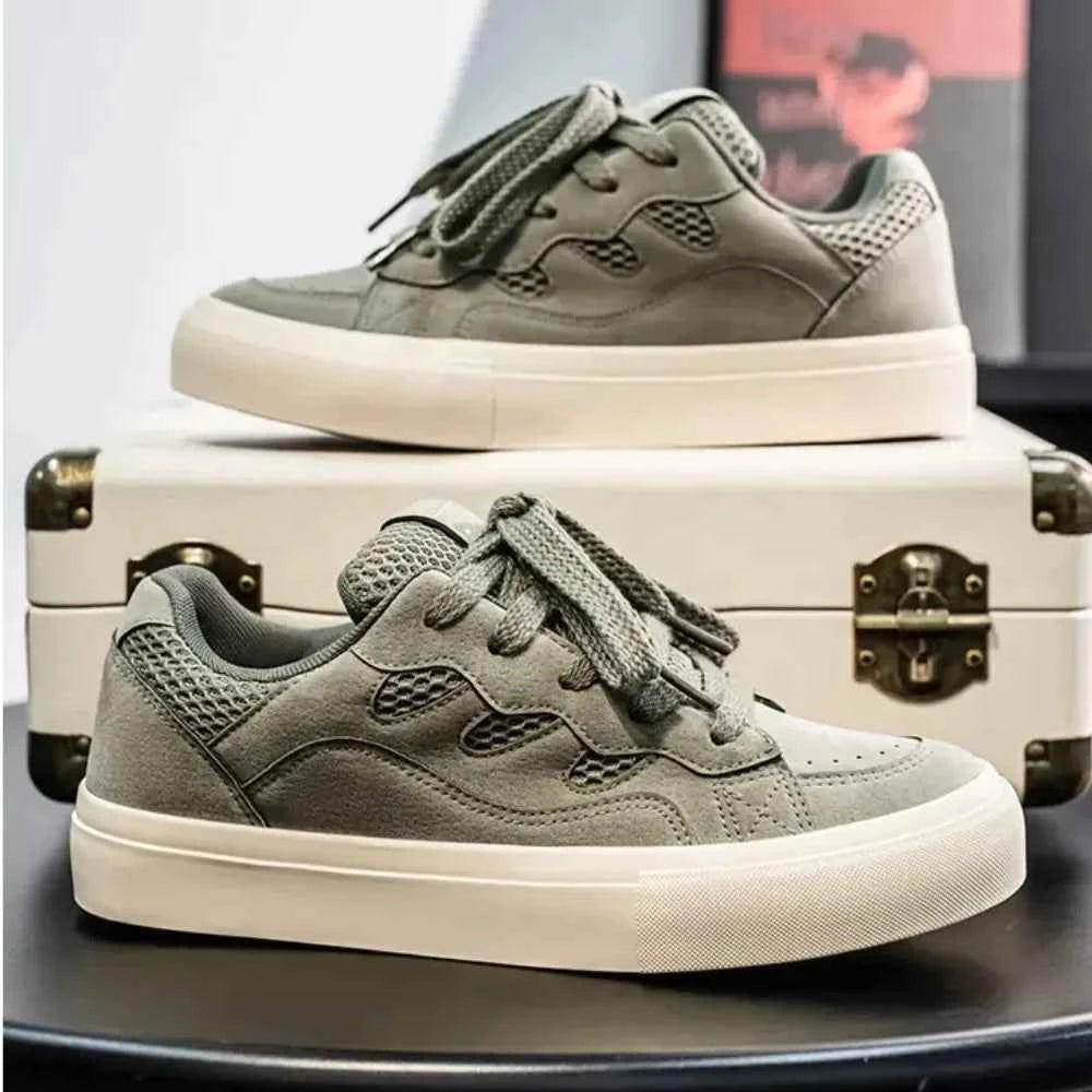 Autumn Canvas Low Heeled Sneaker