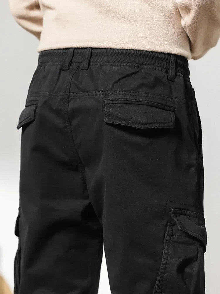 Slim Fit Elastic Ankle Pants