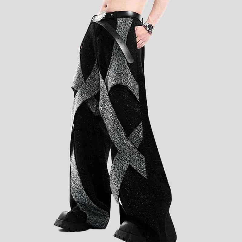 Sparkling Korean Style Deconstructed Trousers