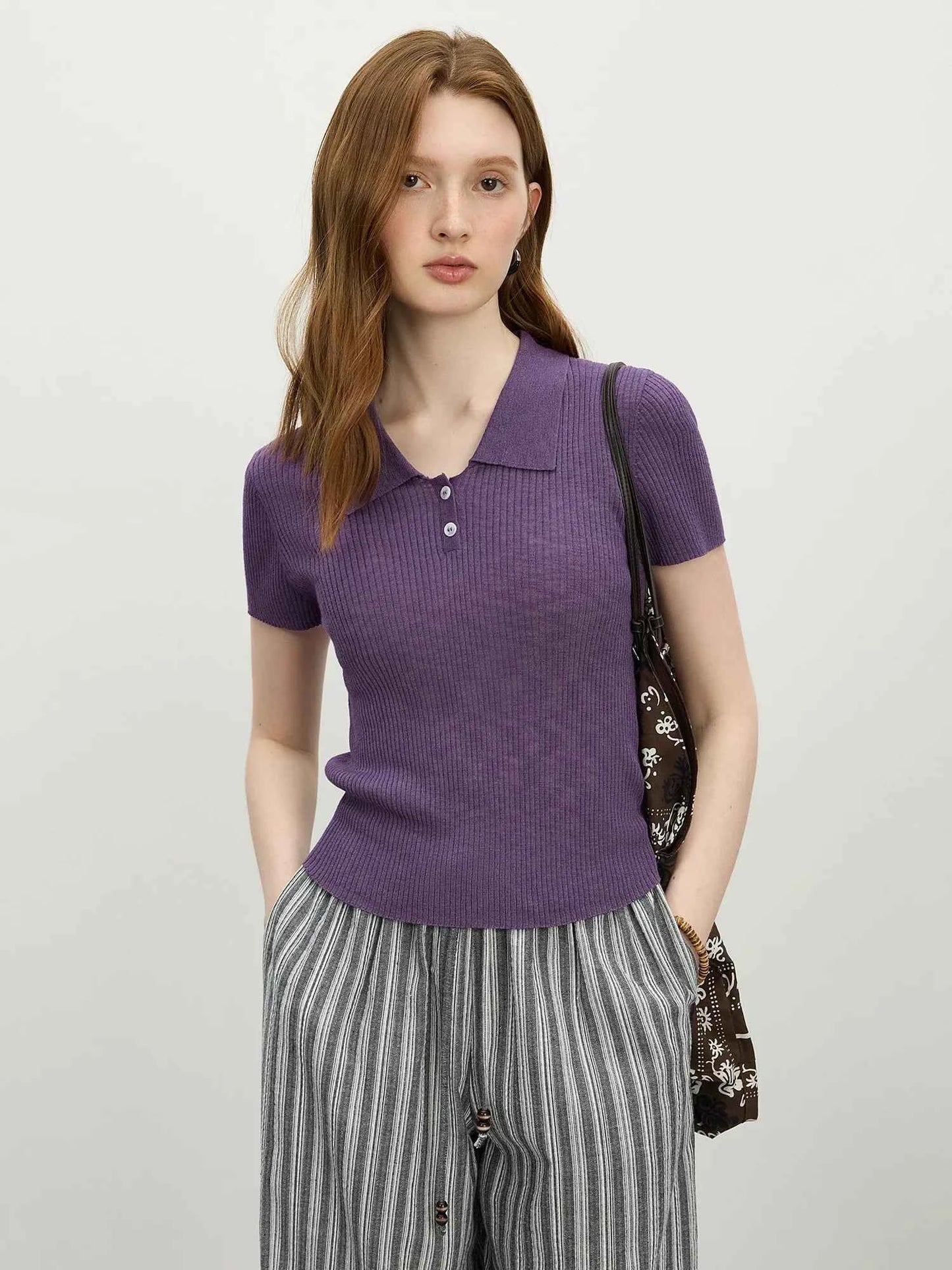 Translucent Summer Polo Women T-Shirt