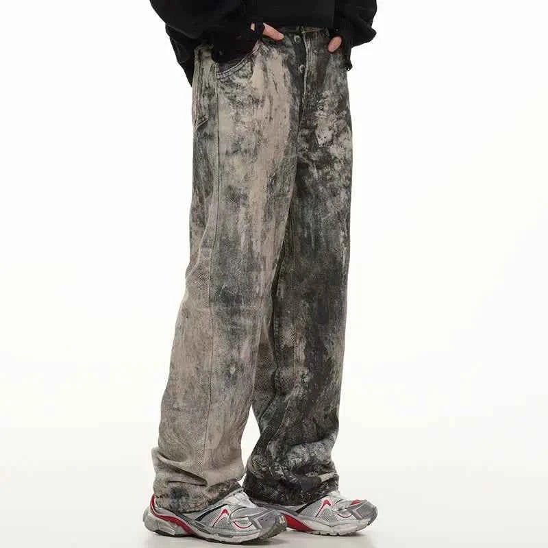 Distressed Gothic Punk Baggy Jeans