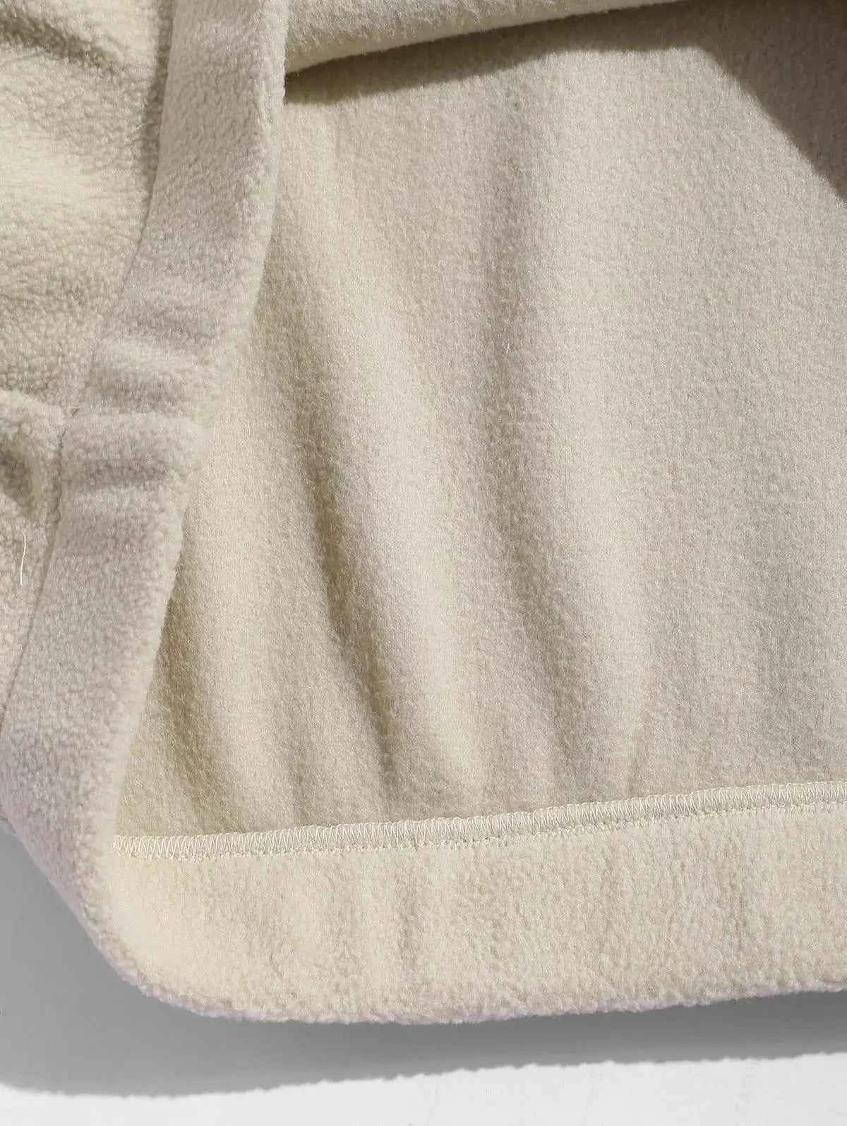 Colorblock Geometric Print Quarter Zip Sweatshirt