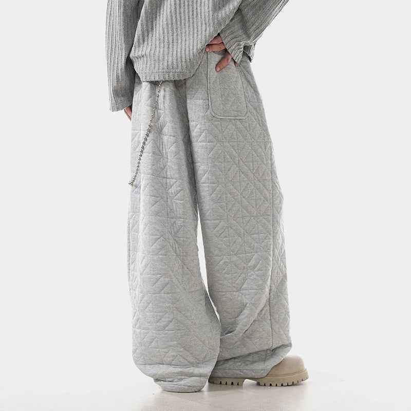 American Style Elastic Waist Dance Sweatpants - Unisex Oversized Baggy Joggers