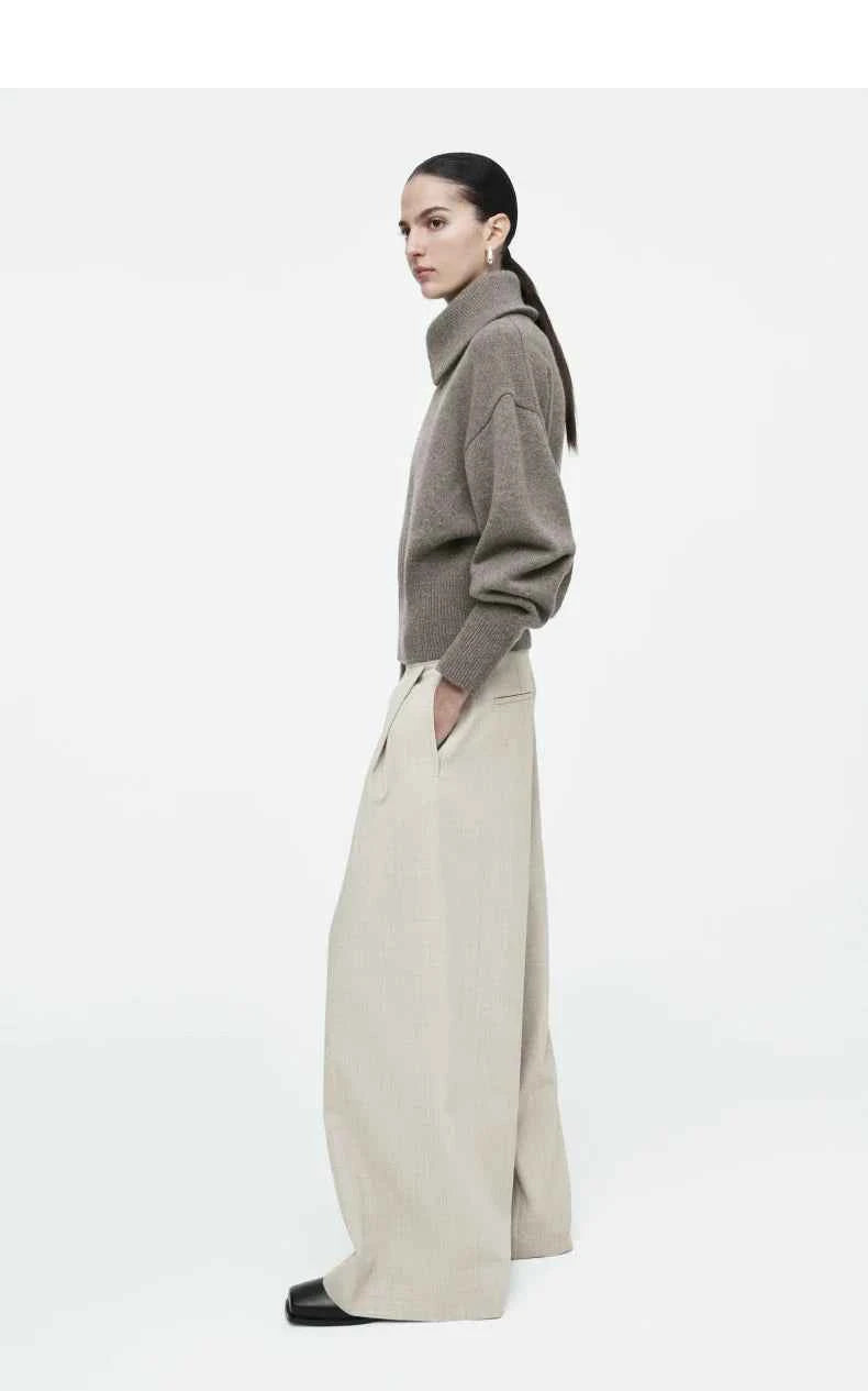 Ethereal Winter Cos Casual Knitted Zipper Sweater