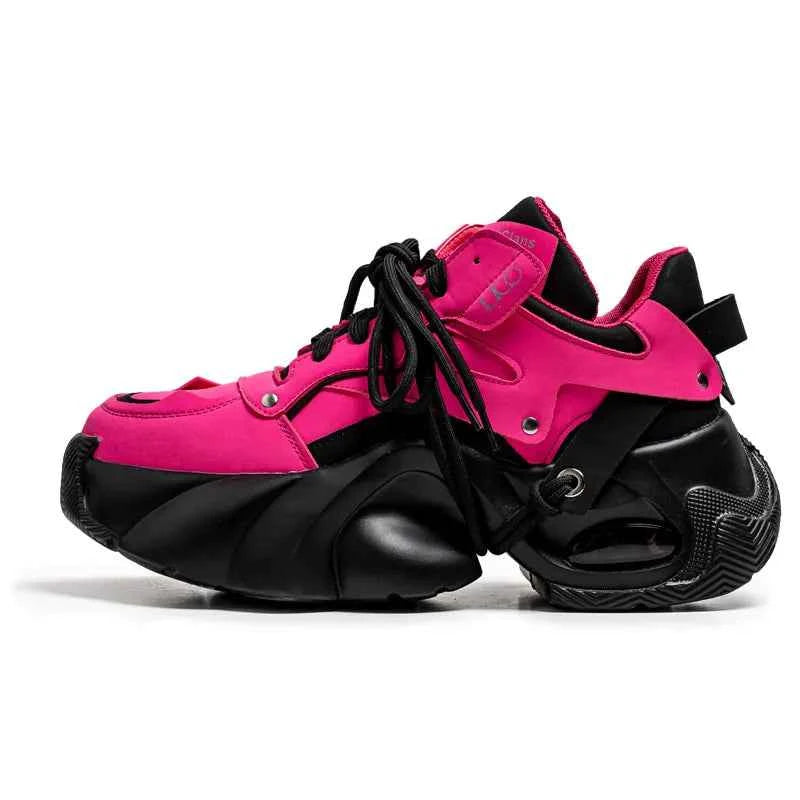 Woman pink shoes Aletha R Chunky sneakers