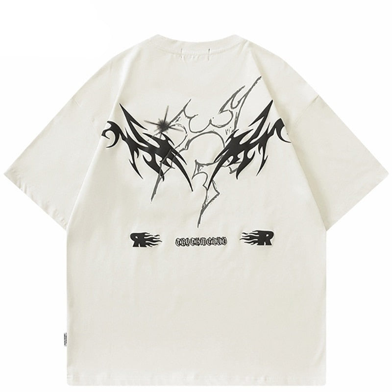 Splatter Fire Flame Texture T-Shirt