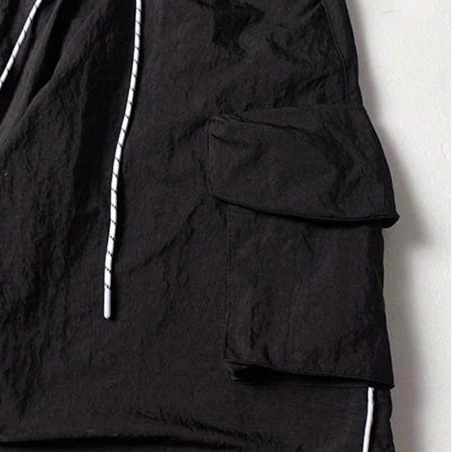 Baggy Stripe Cargo Joggers