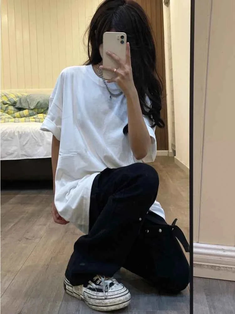 Chic Minimalist Retro Flare Denim Jeans