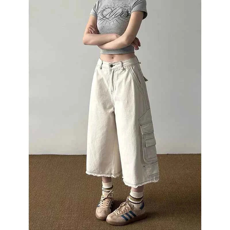Streetwear American Style Oversized Cargo Pants