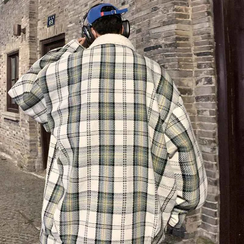 Casual Cozy Plaid Fleece Winter Jacket
