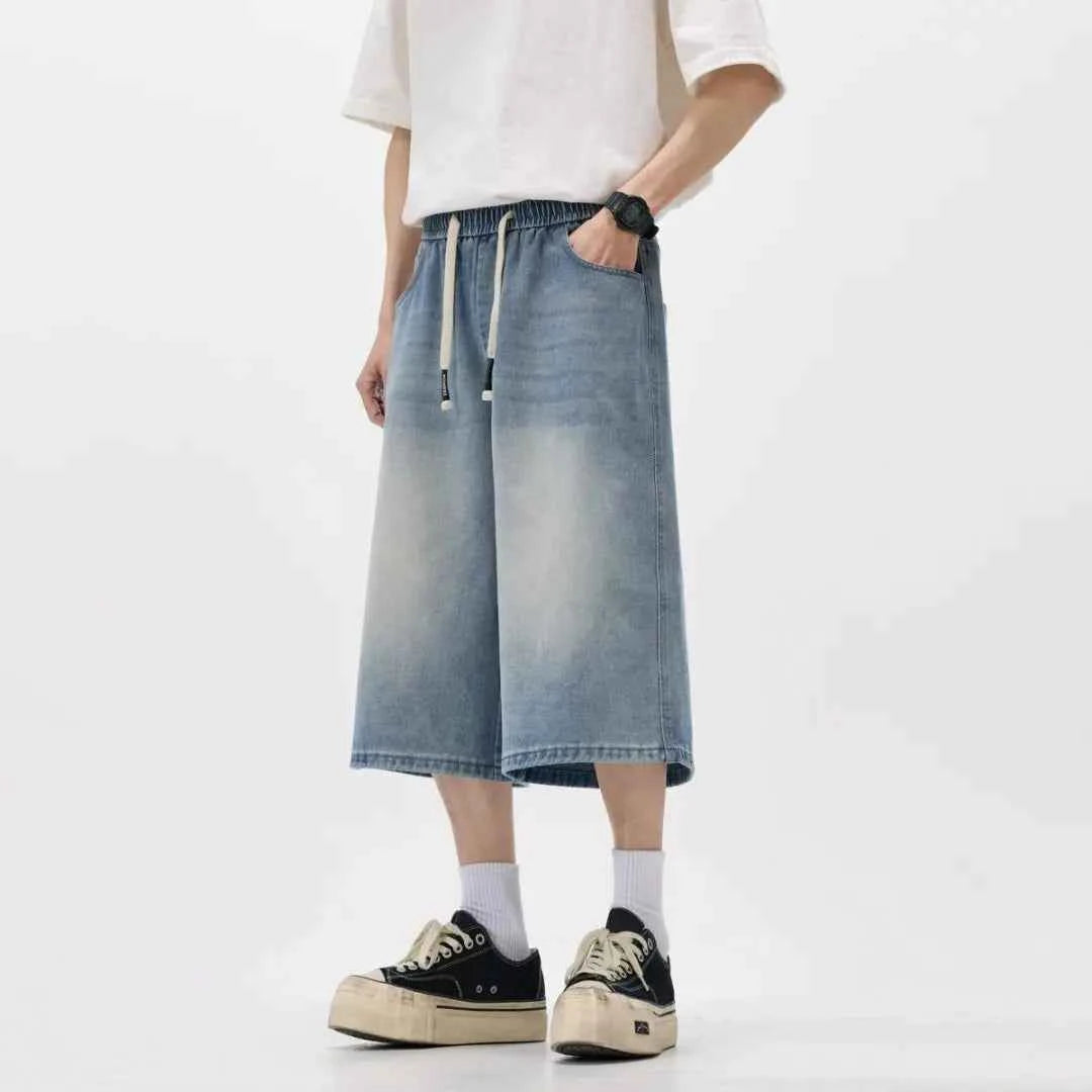 Breathable Lightweight High Street Wide Jorts