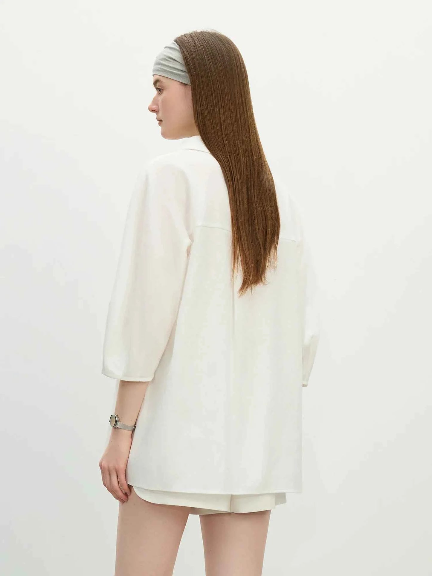 Women Lightweight Linen Casual Summer Shirt