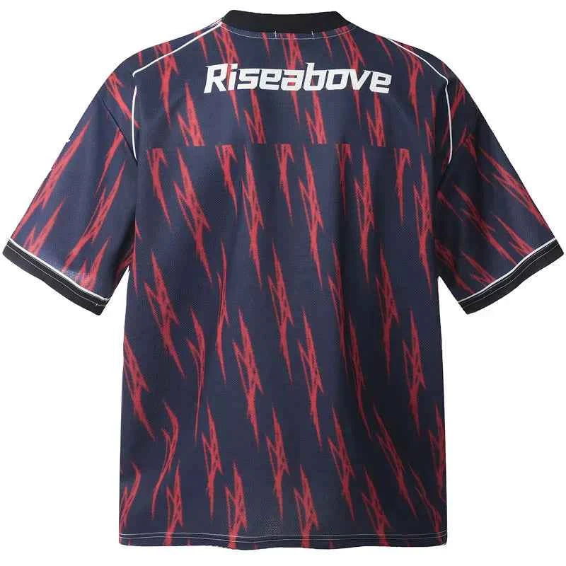 Breathable Y2K Oversized Graphic Printed Racing T-Shirt