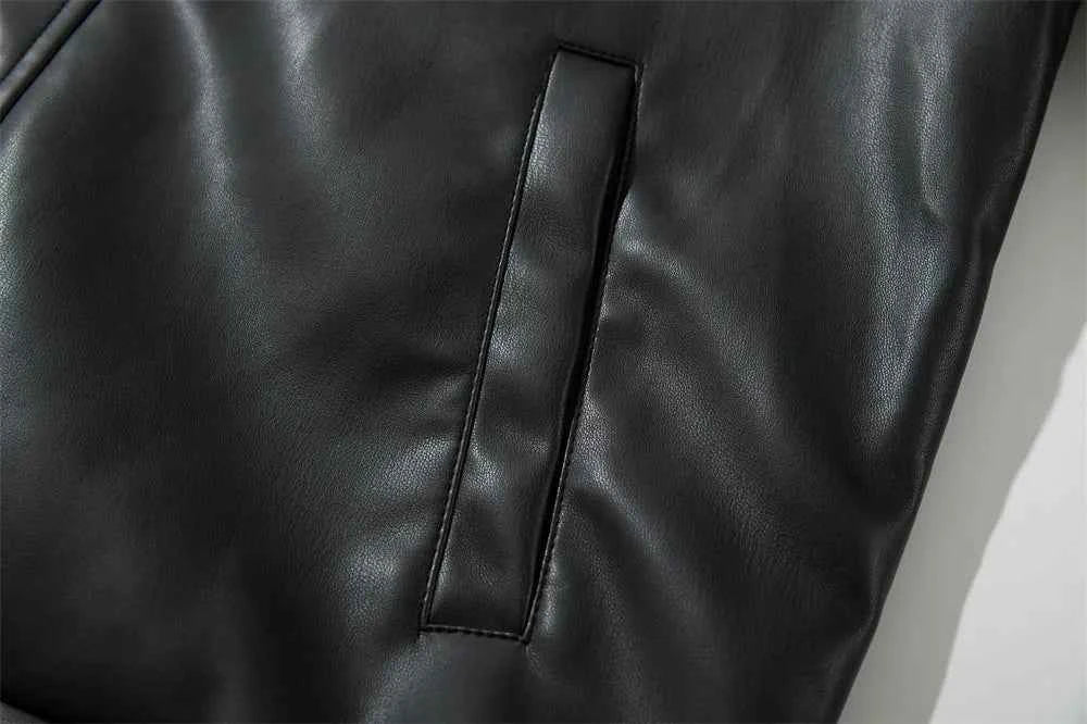 Premium Casual Spliced PU Leather Motorcycle Jacket