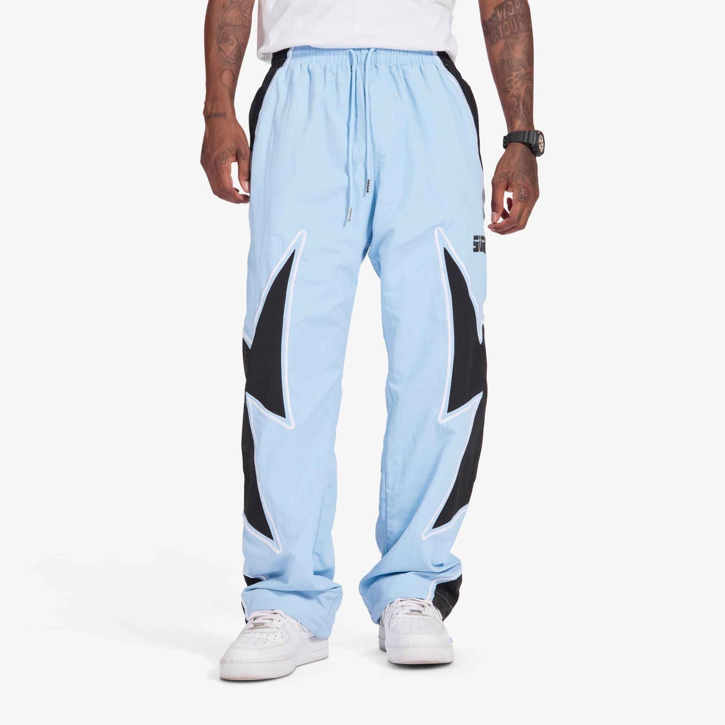 Sugarhill Bolt Windbreaker Pants - Baby Blue