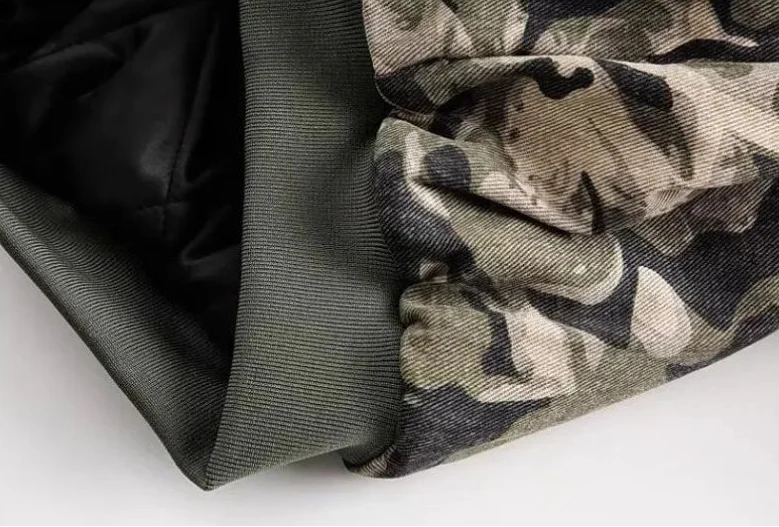 Warm Camouflage Faux Fur Hooded Parka Jacket - Luxuryurbanwear