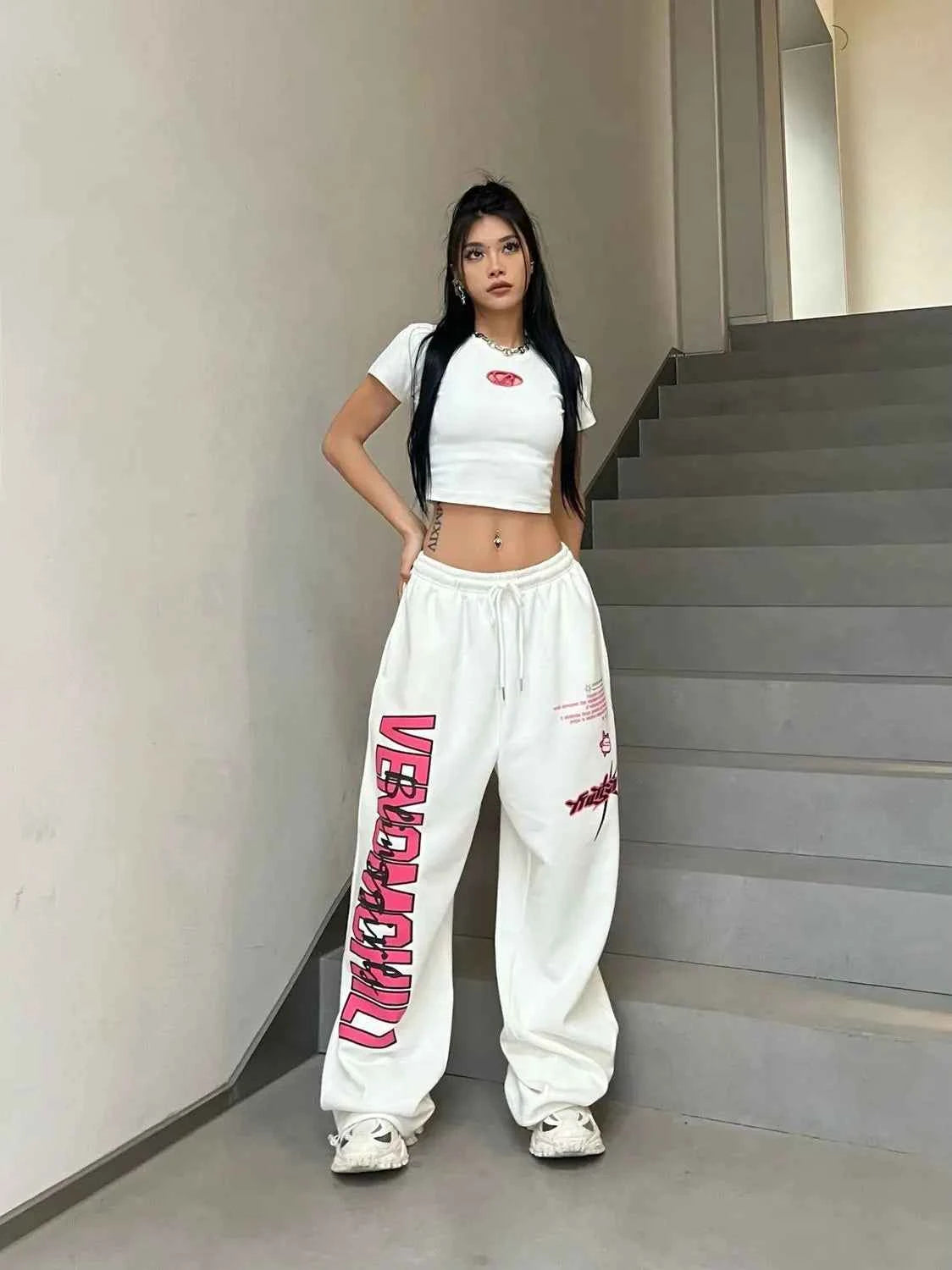Autumn Drawstring Tied Athletic Casual Sweatpants
