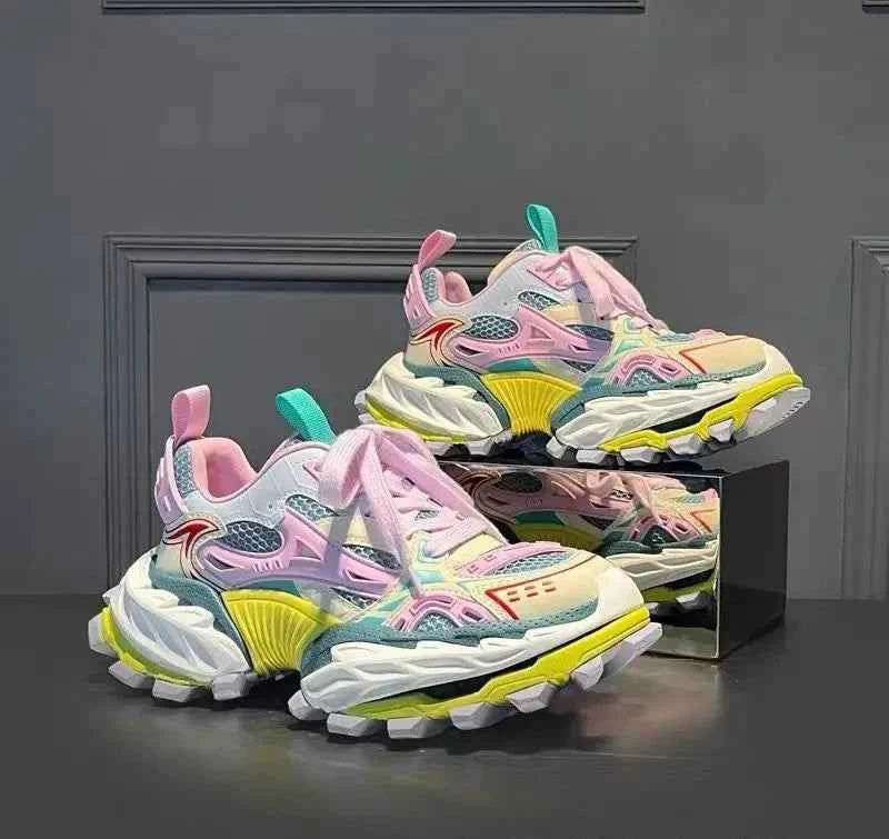 High Quality Color Blocked Casual Sneaker