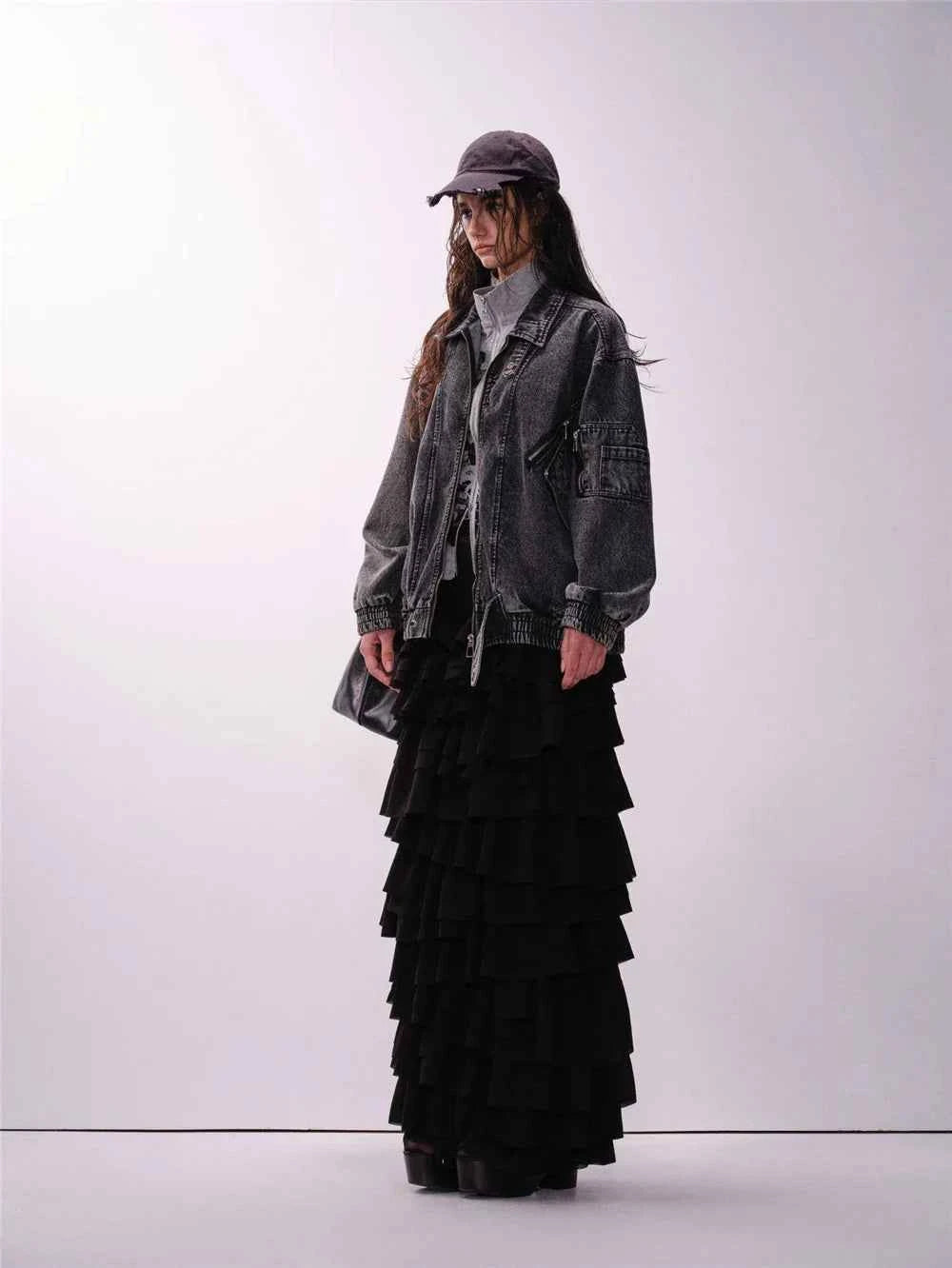 Versatile Streetwear Oversized Hip Hop Denim Jacket