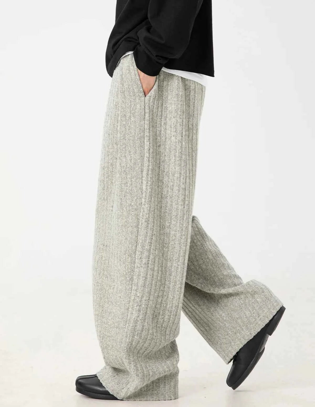 Japanese Pleated Heavyweight Loose Sweatpants