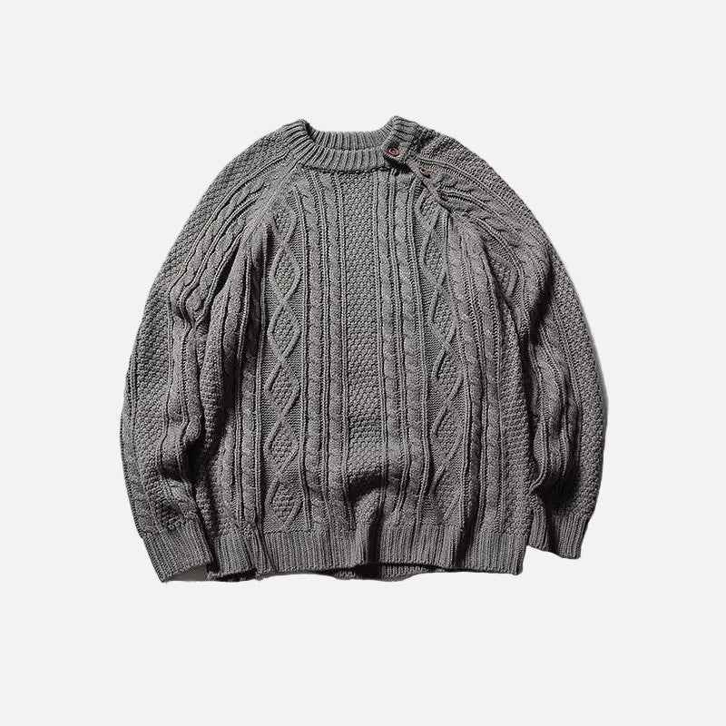 Breathable Warm Retro Simplicity Knitted Sweater