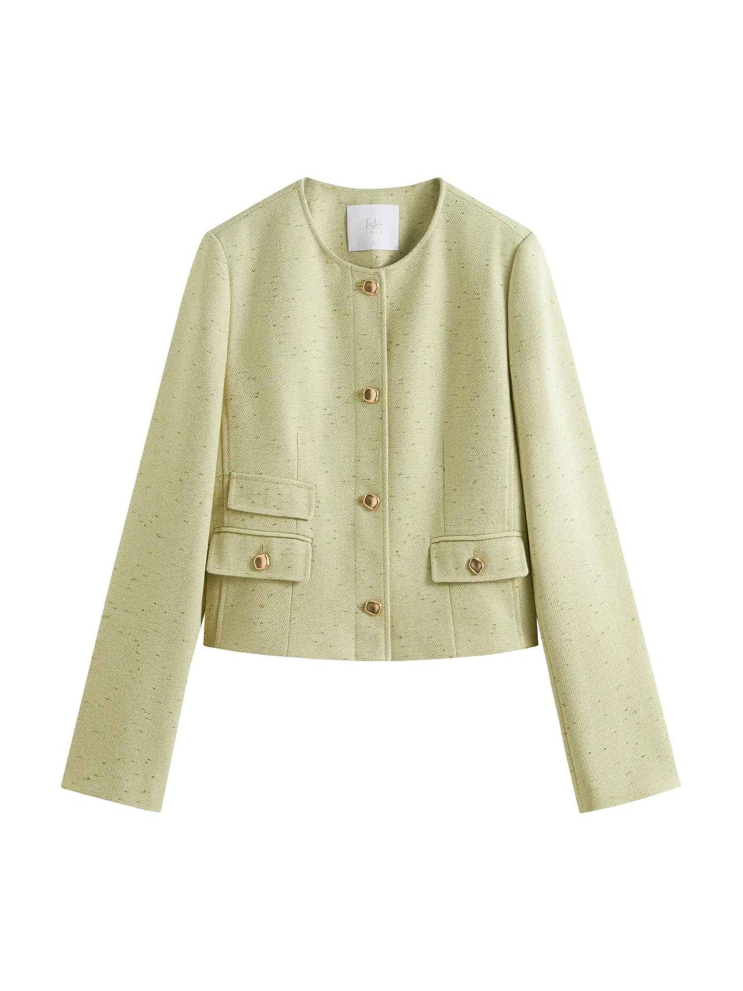 Women Chic Handsome Spring Tweed Jacket