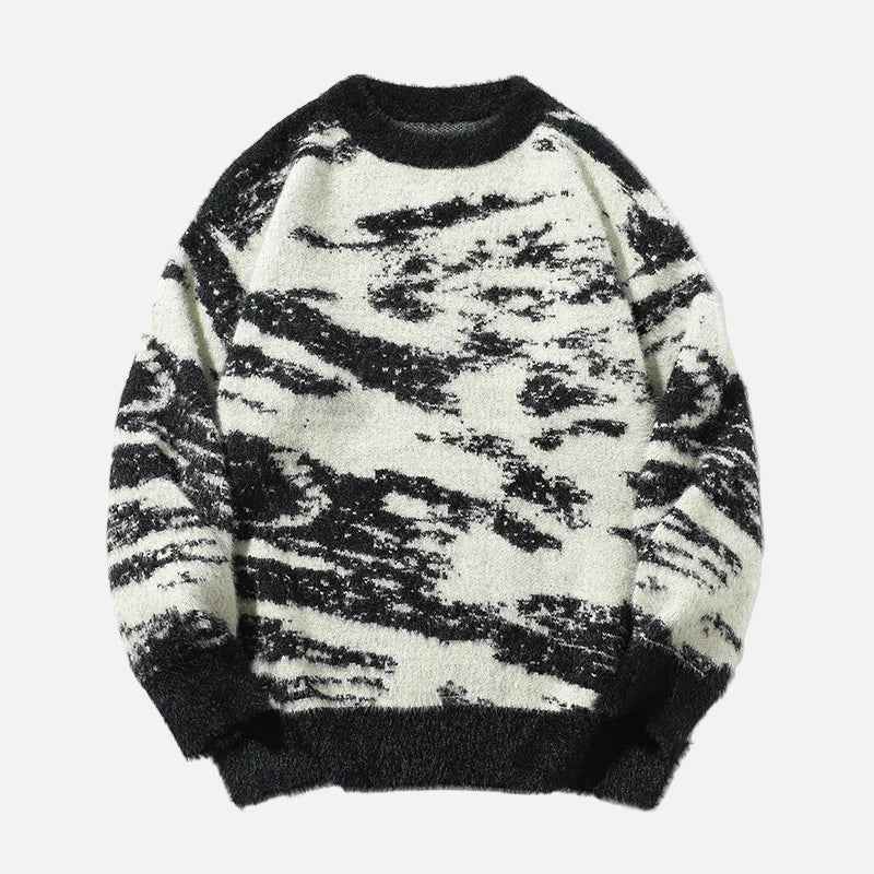 Winter Flexible Geometric Pattern Sweater