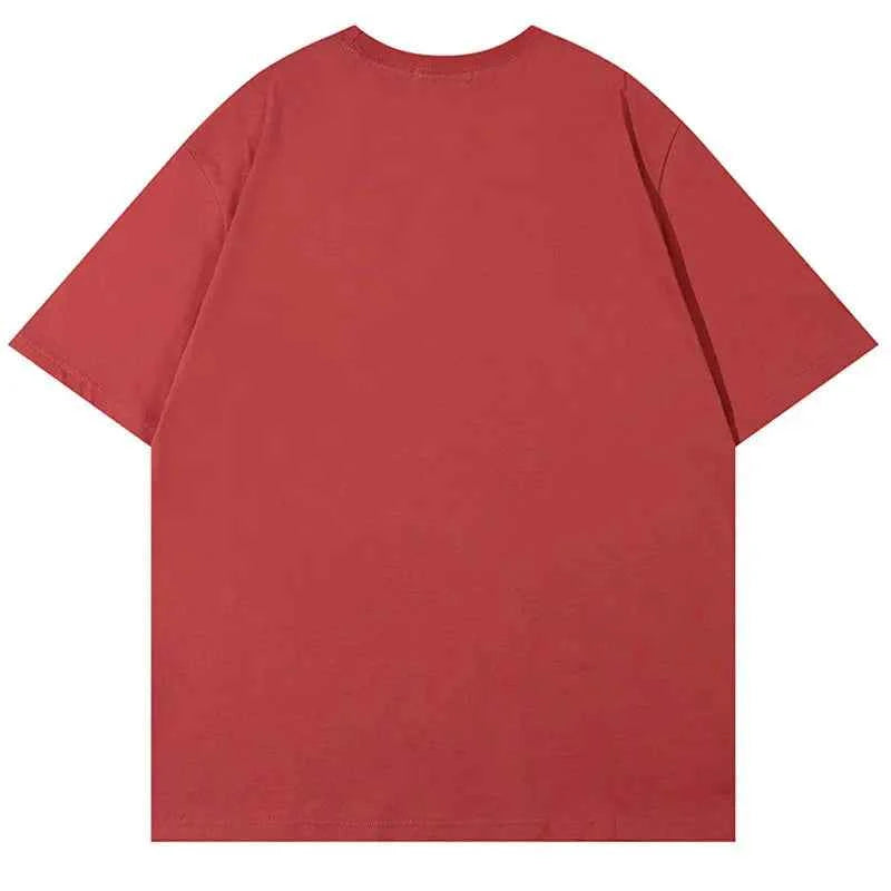 Breathable Shadow Graphic Print Punk Hip Hop T-Shirt