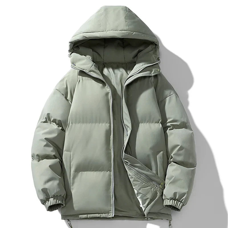 Solid Color Bubble Jacket