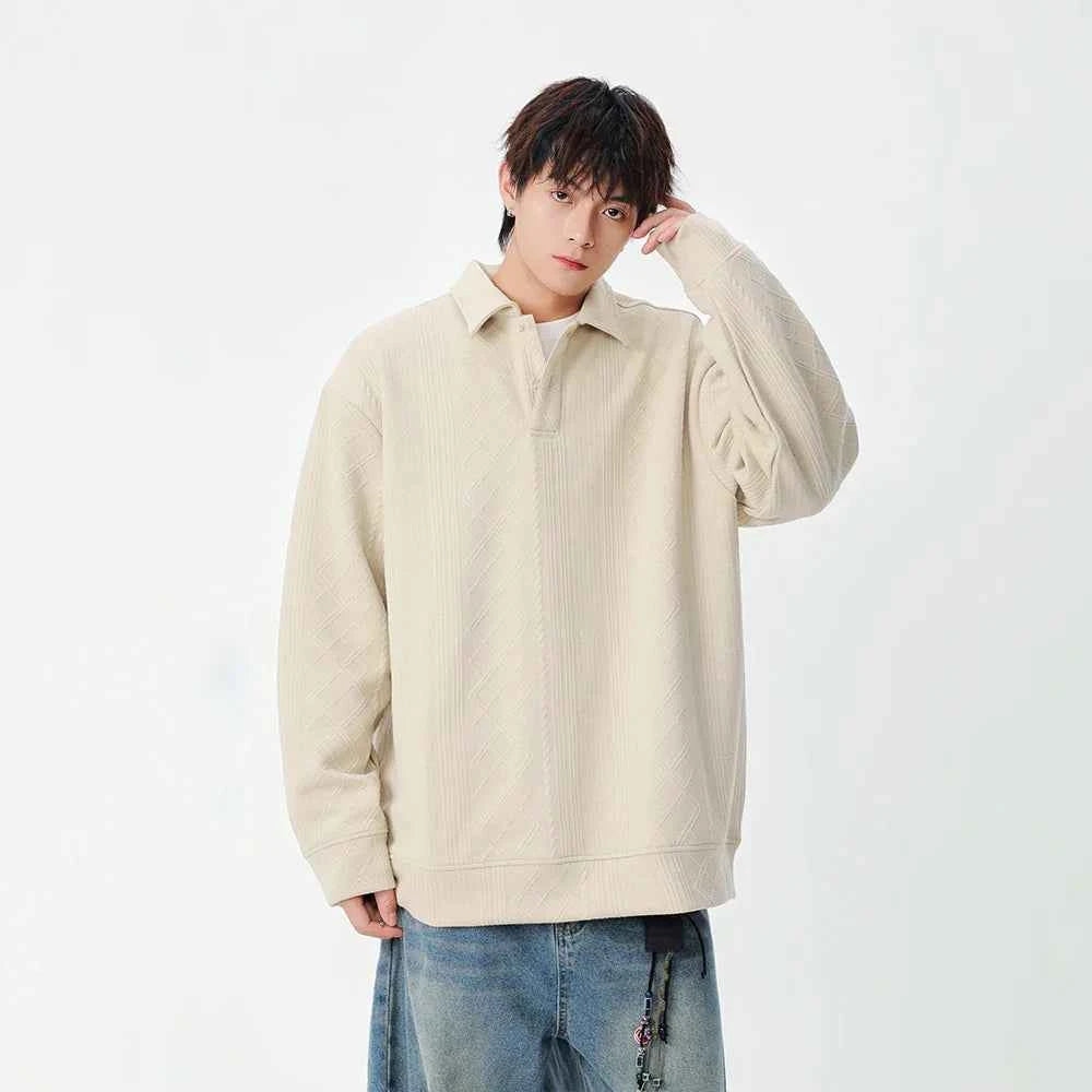 Winter Signature Hip Hop Polo Sweatshirt