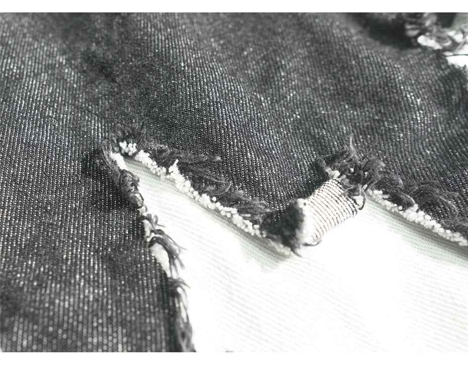 Vintage Patchwork Hip Hop Denim Jorts