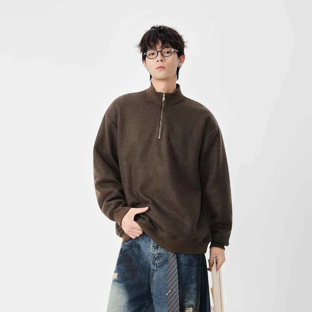 High-End Casual Long Sleeve Knitted Sweater