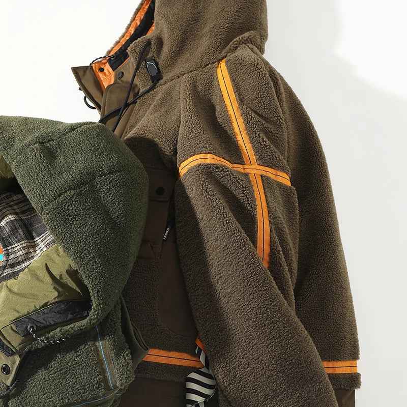 Elevated Fluffy Winter Down Hooded Jacket