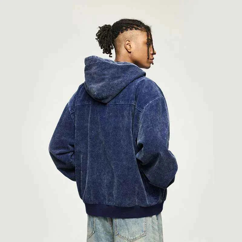 Zip Up Hoodie Washed