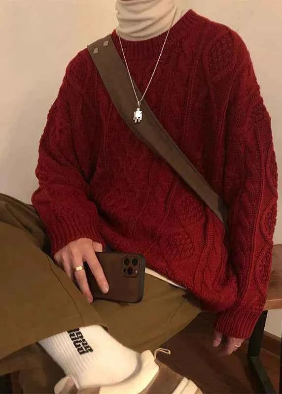 Cozy Christmas Cable Knit Sweater