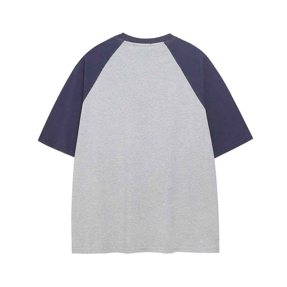 Cute Oversized Plush Patchwork Print T-Shirt