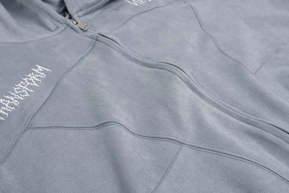 Unique Retro Y2K Patchwork Hooded Sweatshirt