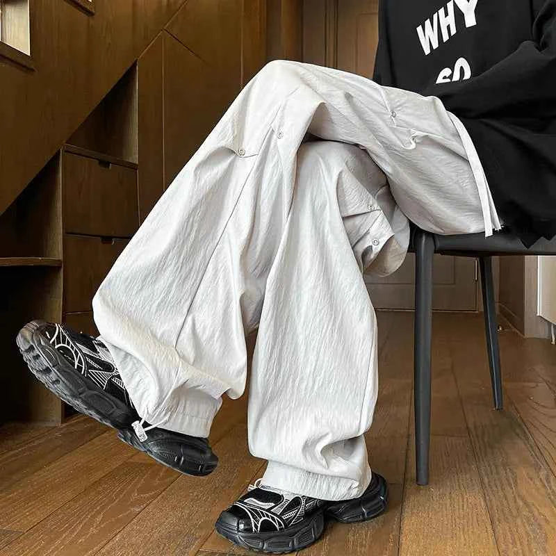 Soft Corduroy Casual Wide Leg Baggy Jogger
