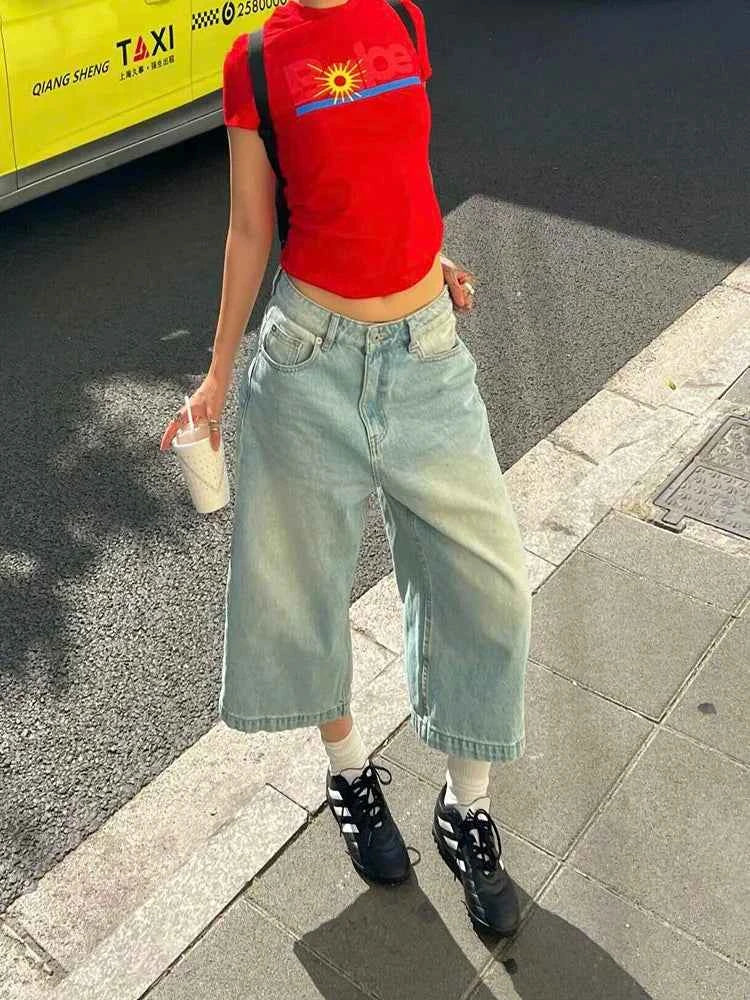 Y2K Vintage American Style Denim Jorts