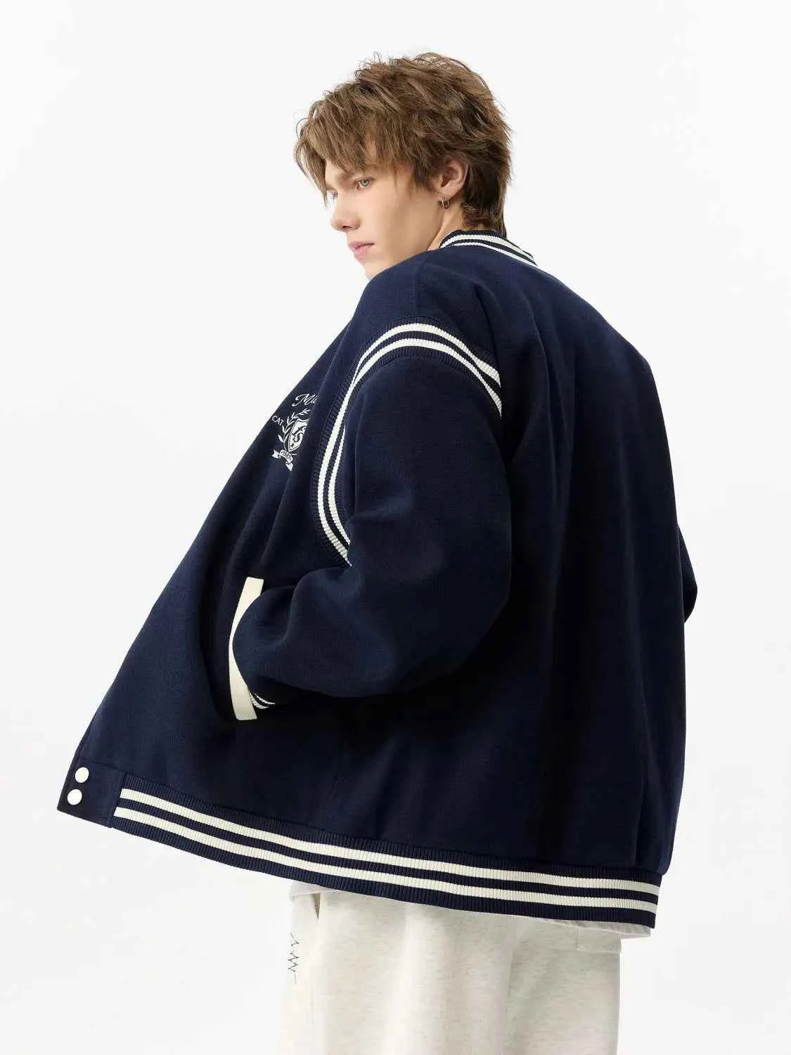 Autumn Cool Embroidered Vintage Baseball Jacket