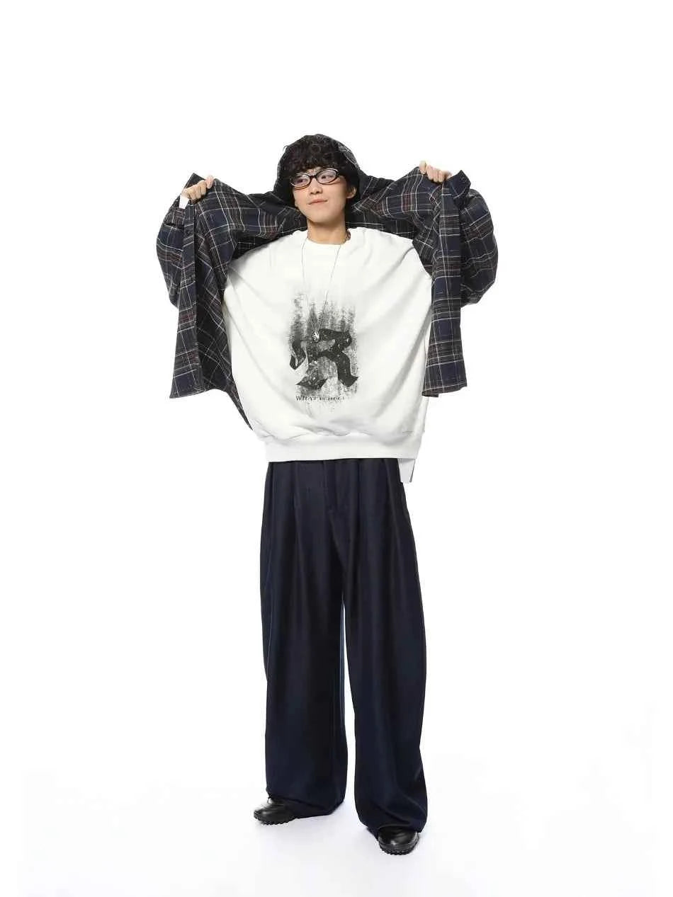 Streetwear Cool Plaid Casual Hooded Shirt