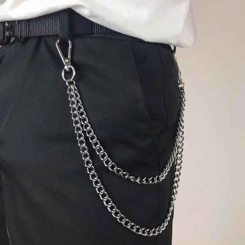 Punk Style Pendant Metal Waist Chain