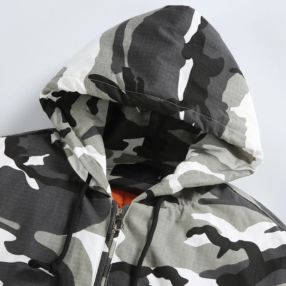 Disruptive Camouflage Elastic Waist Jacket