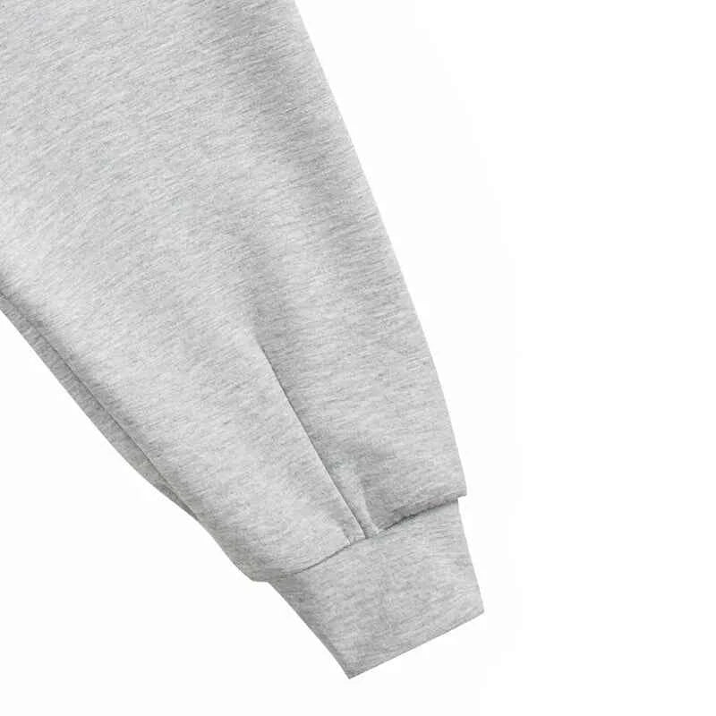 Spring Stylish Embroidered Round Neck Sweatshirt