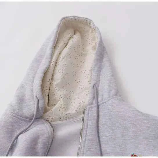 Sweat Velvet Embroidered