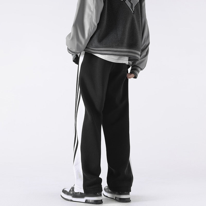 Three Bar Code Side Stripe Track Pants